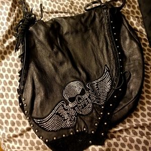 Leather purse.  Hand made